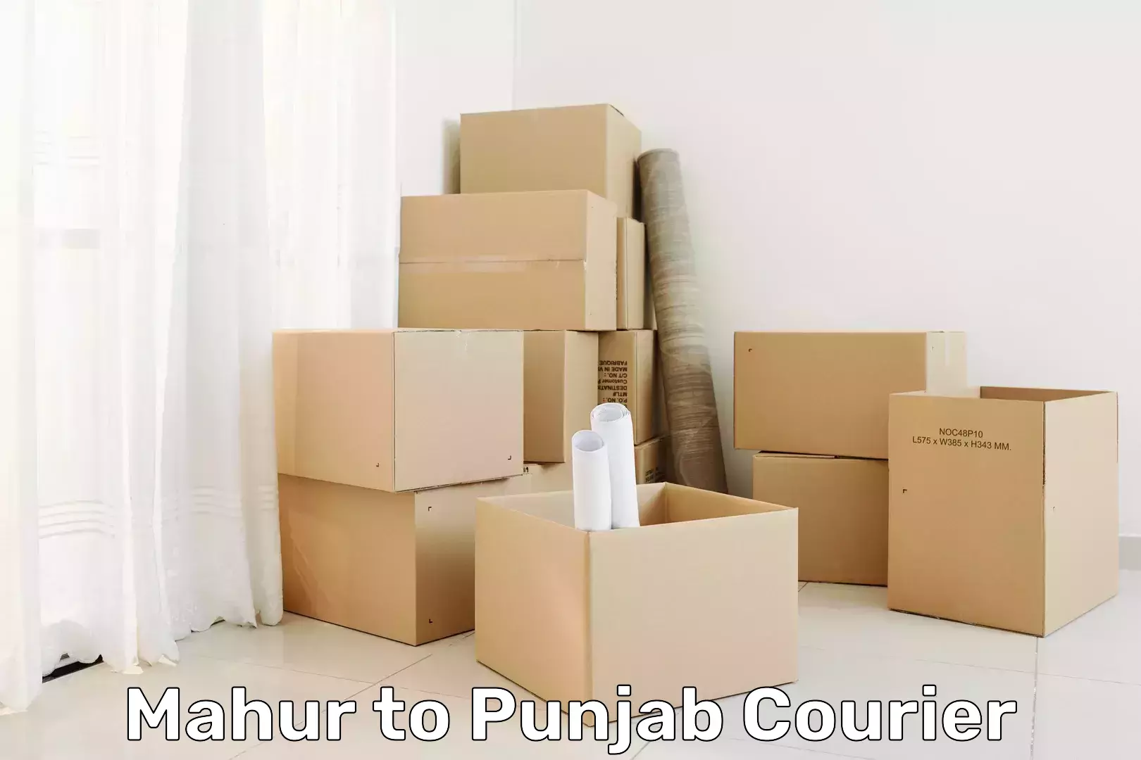 Courier service comparison in Mahur to Punjab