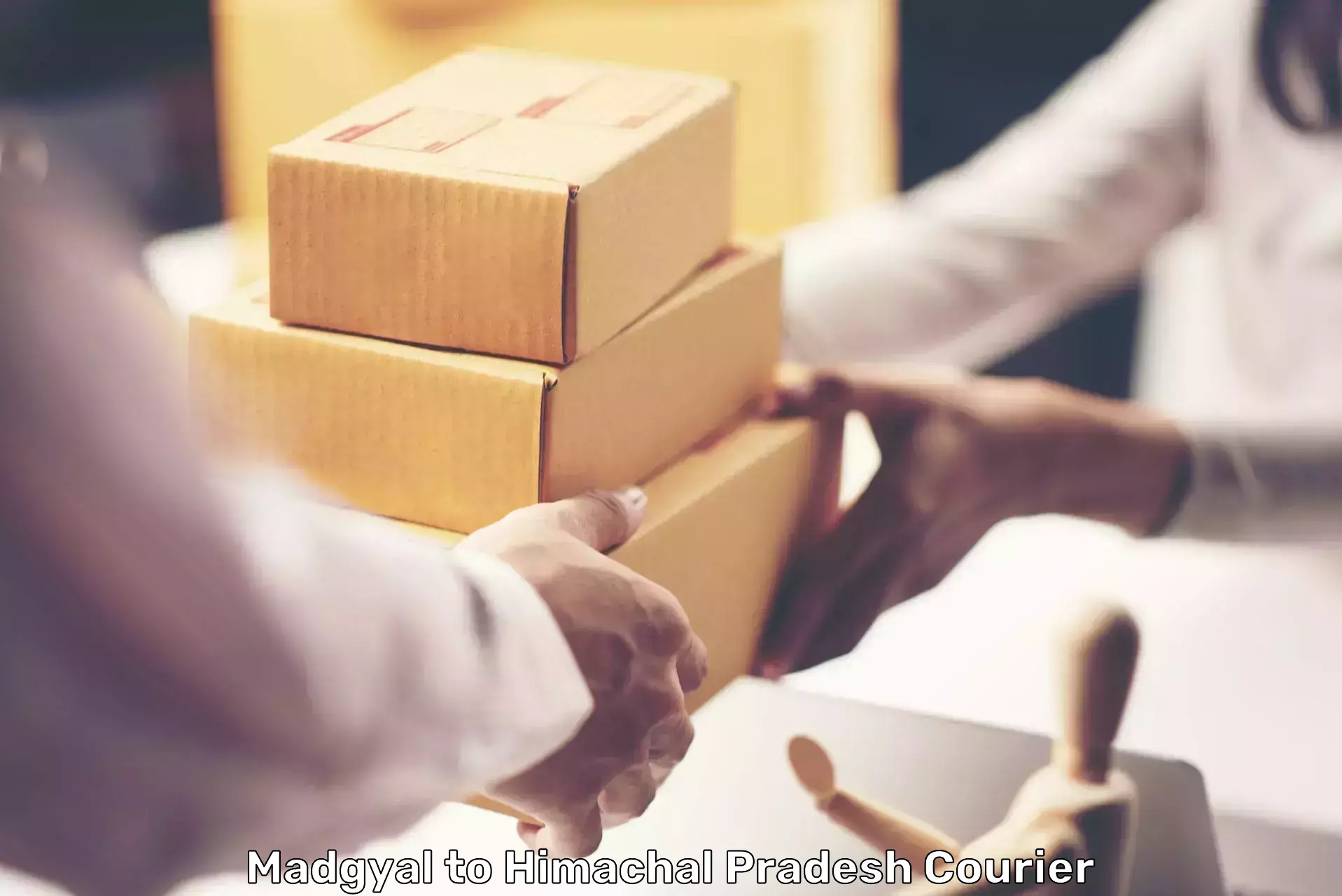 Multi-service courier options Madgyal to Anni Kullu