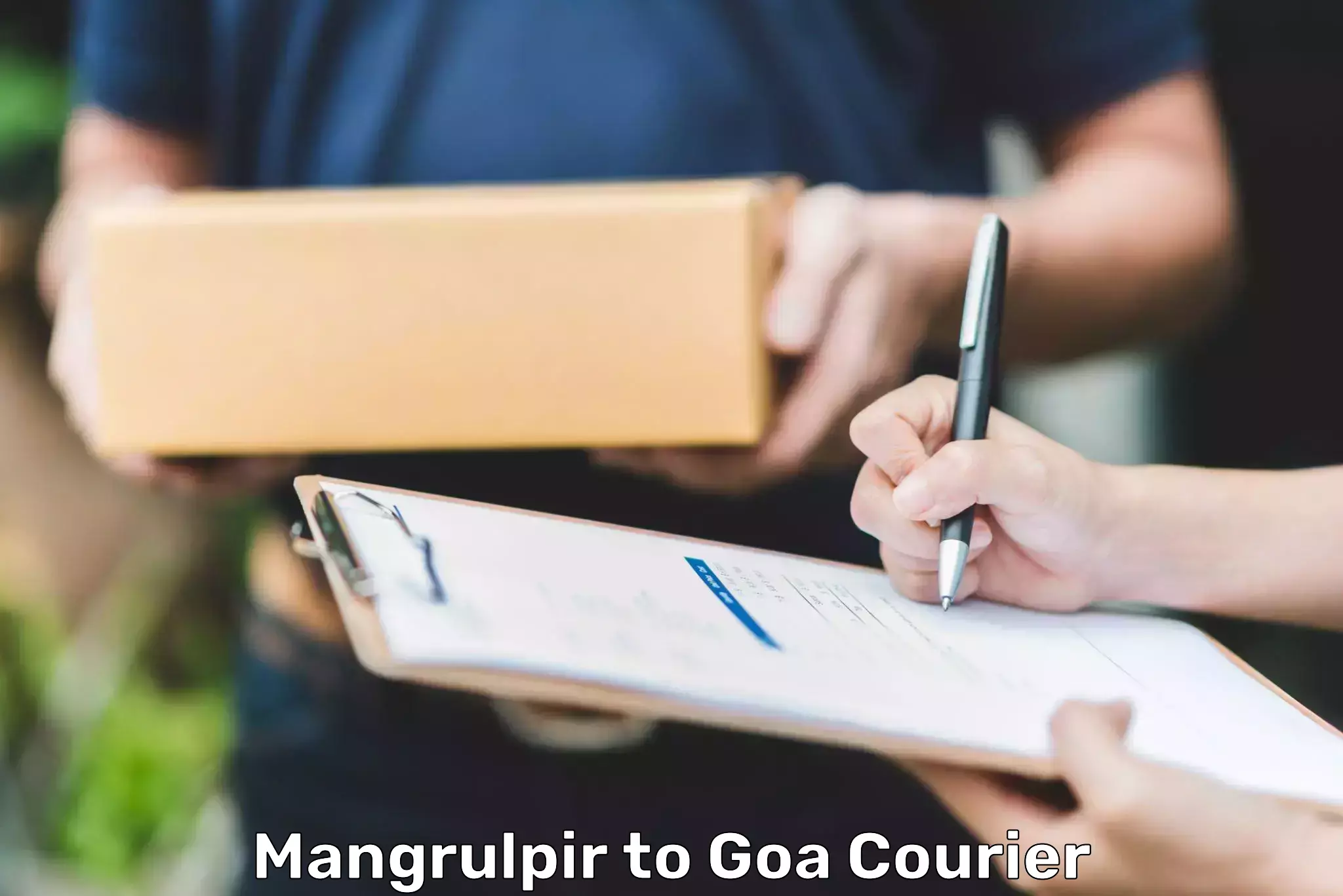 Optimized courier strategies Mangrulpir to Margao