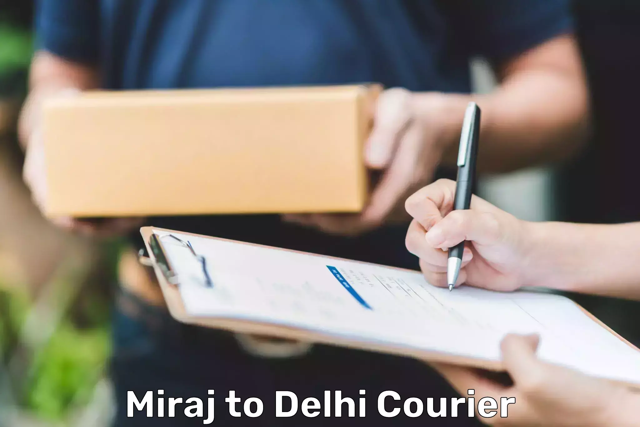 Comprehensive logistics solutions Miraj to Delhi