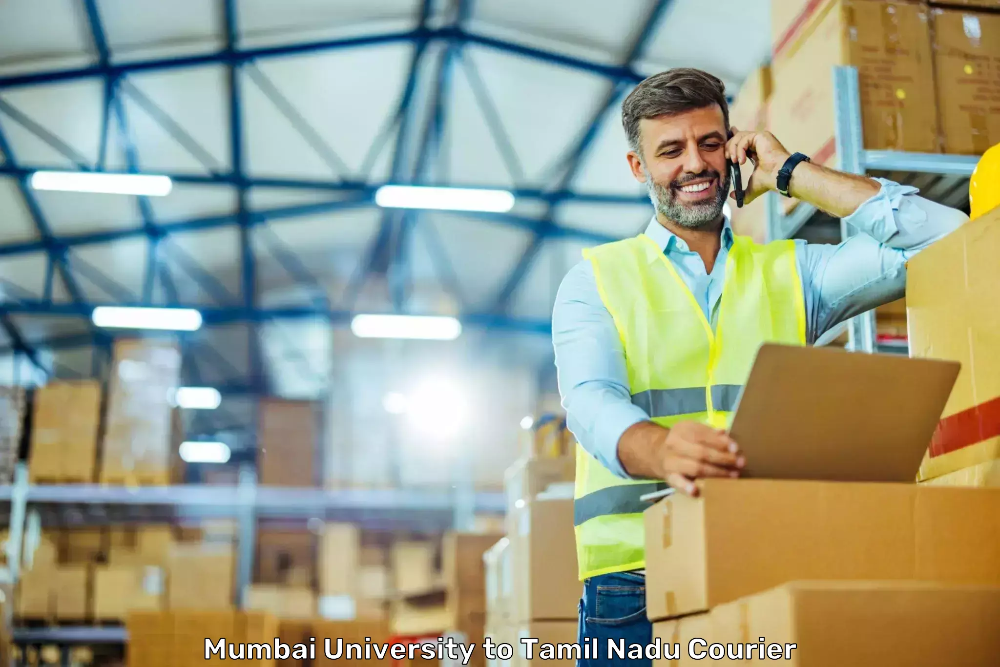Efficient logistics management Mumbai University to Ambasamudram