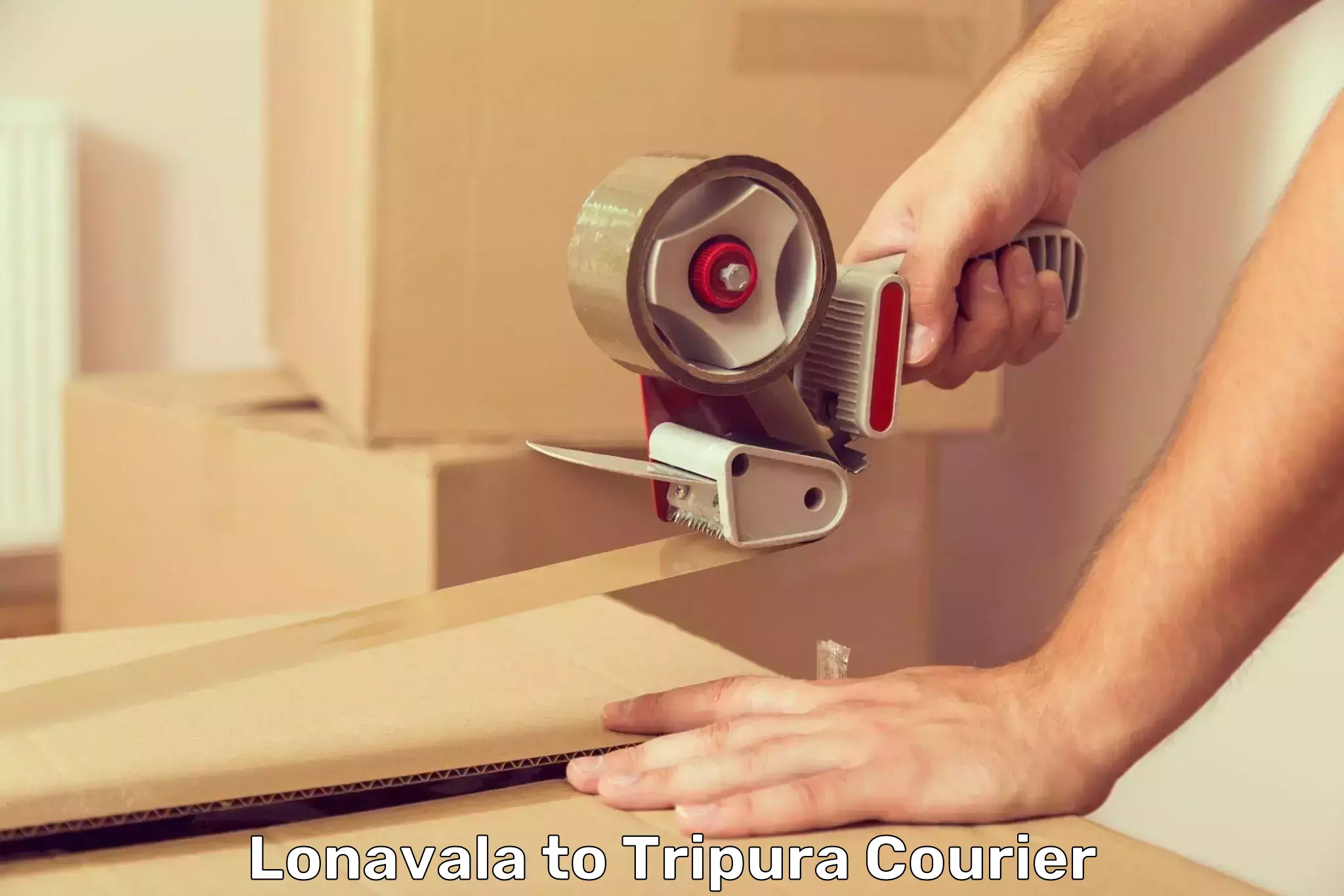 Lightweight courier Lonavala to Udaipur Tripura