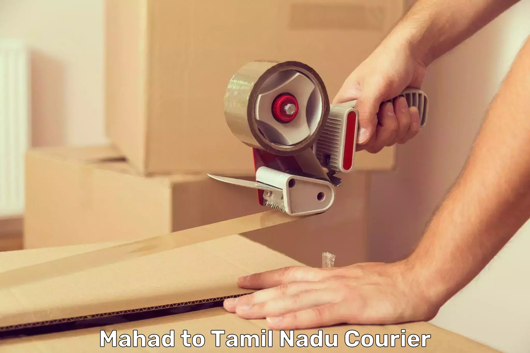 International courier networks Mahad to Memalur