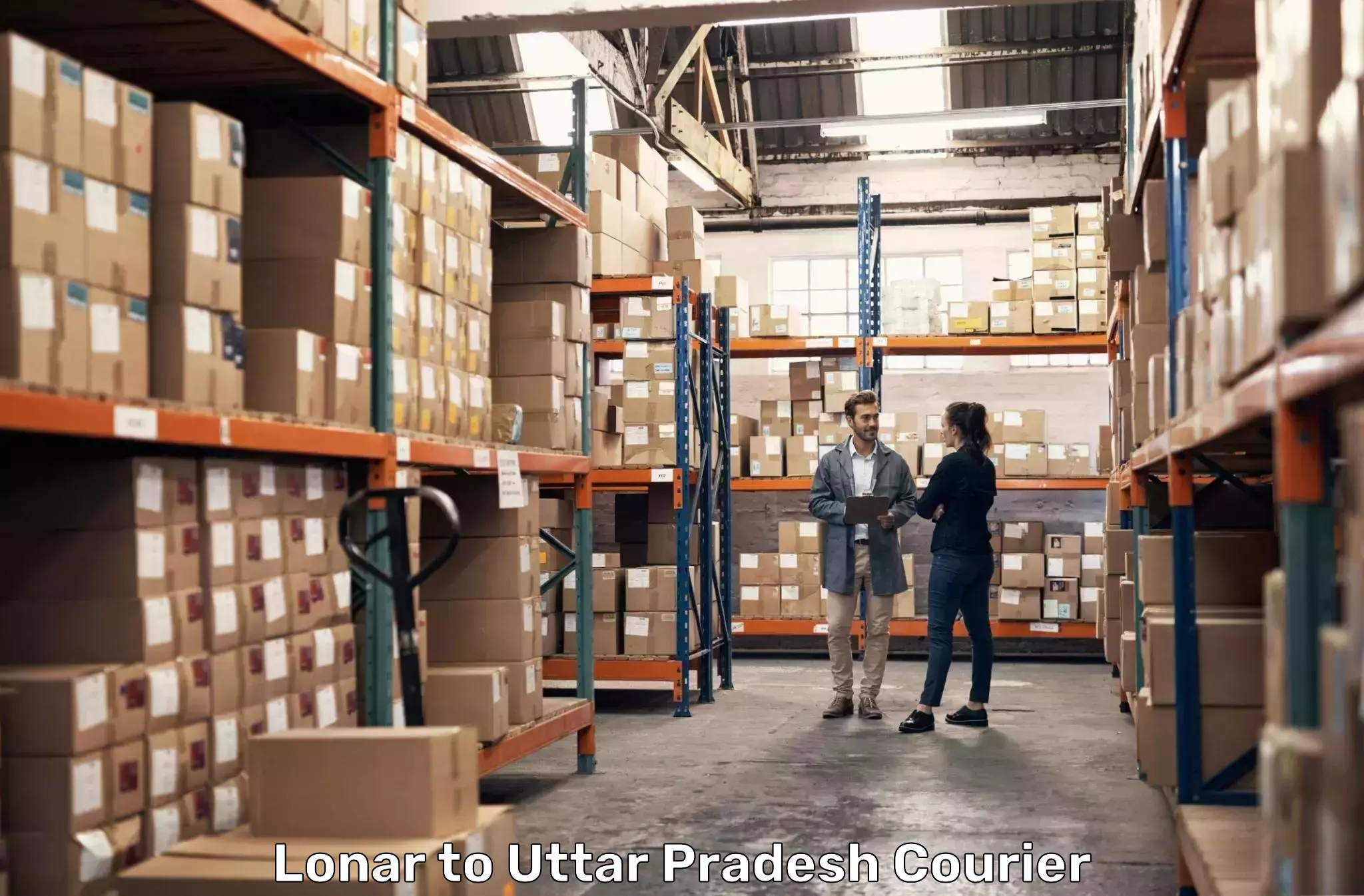 International parcel service Lonar to Uttar Pradesh