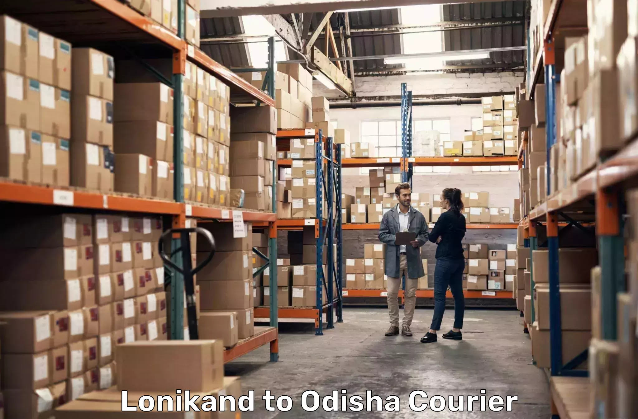 Courier service comparison Lonikand to Birmaharajpur