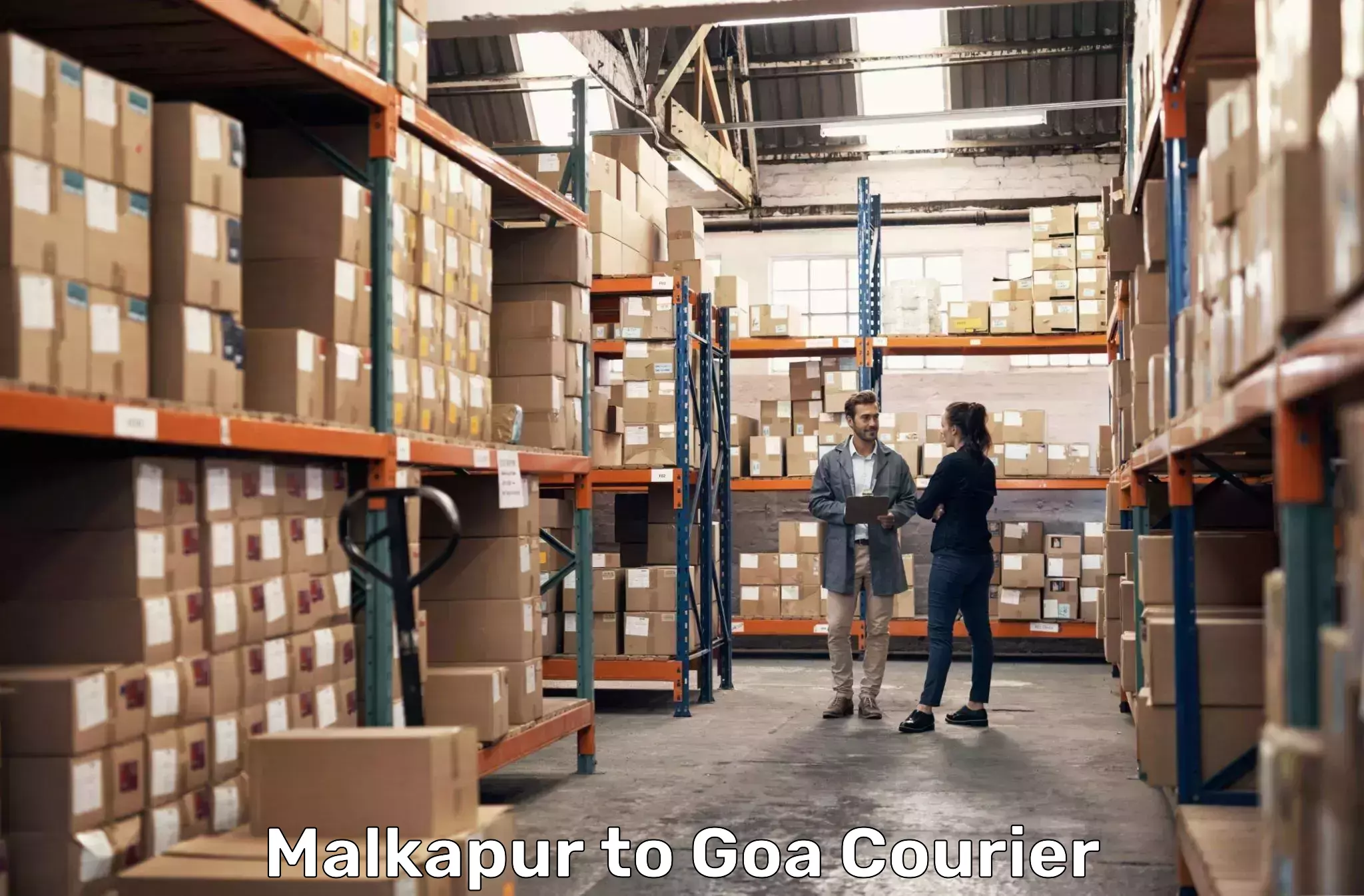 Multi-service courier options Malkapur to Vasco da Gama