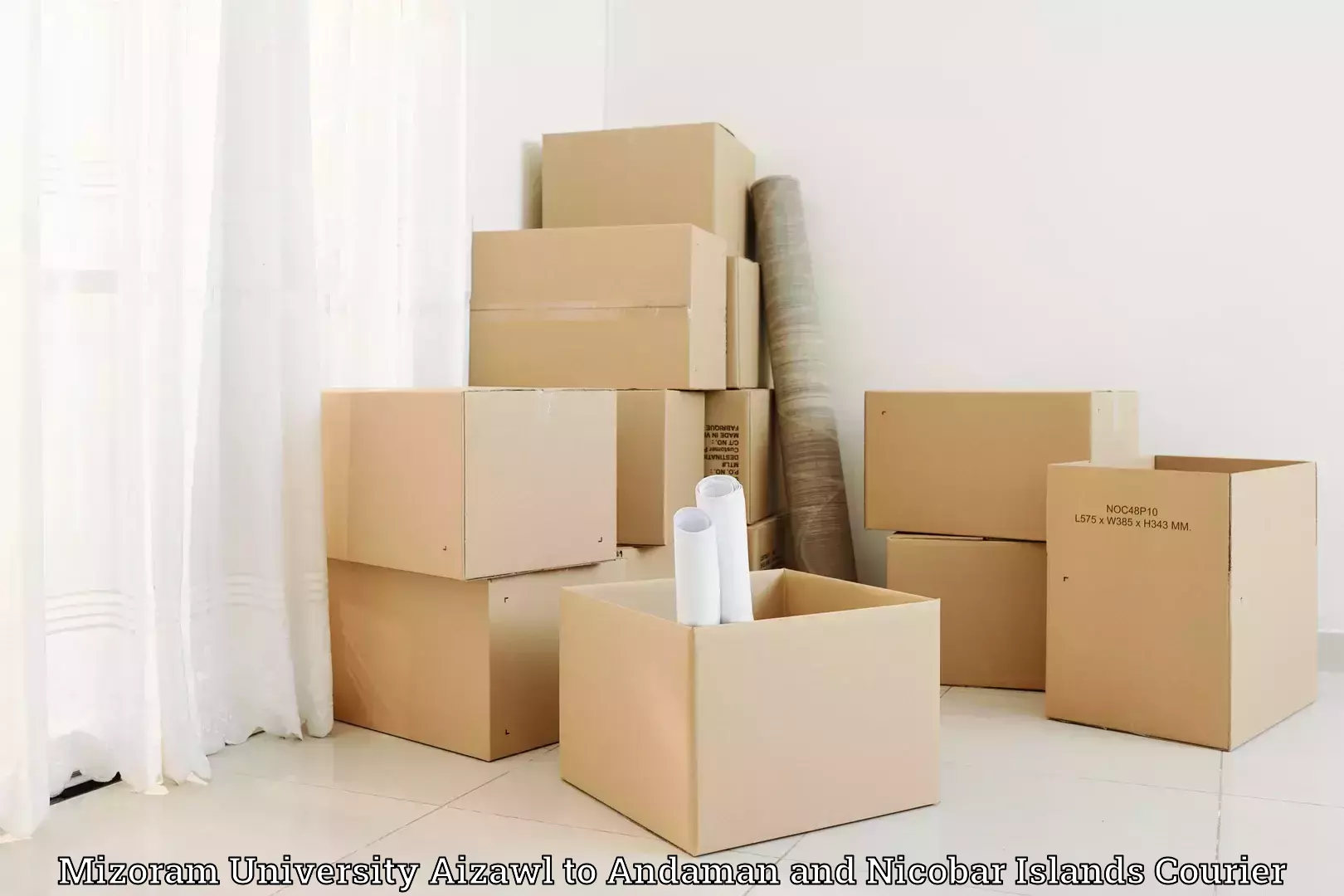 Nationwide household relocation in Mizoram University Aizawl to Nicobar