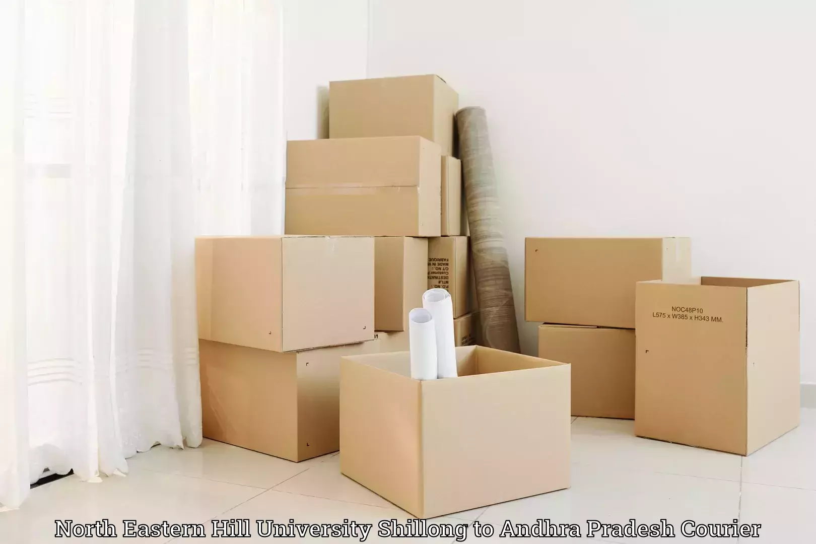 Advanced household movers North Eastern Hill University Shillong to Anantapur