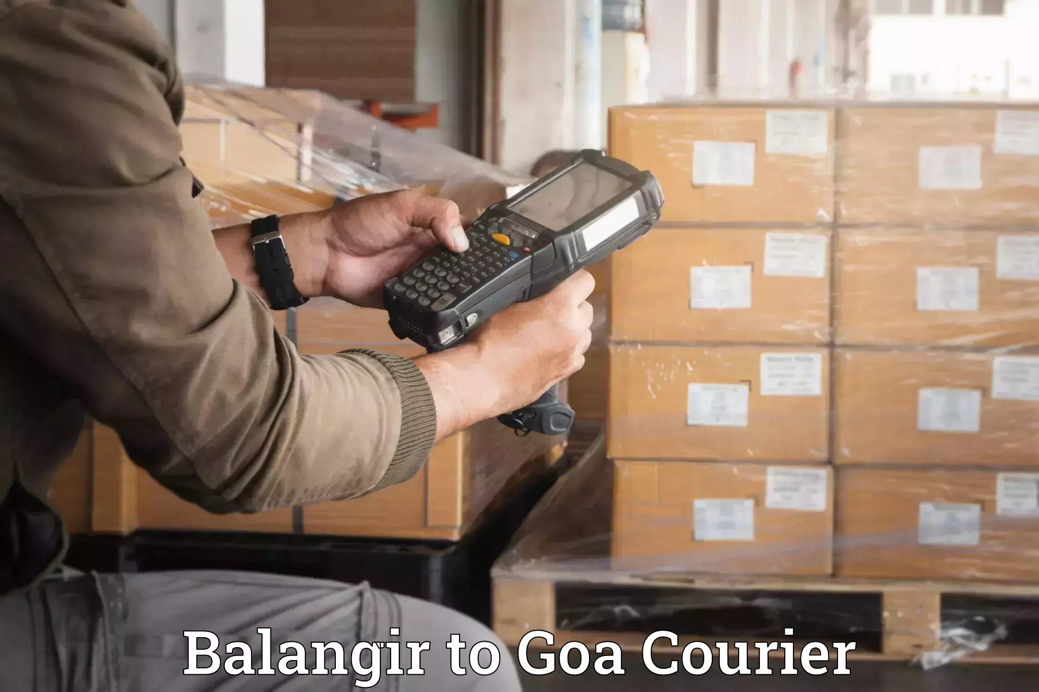 Professional goods transport Balangir to Goa