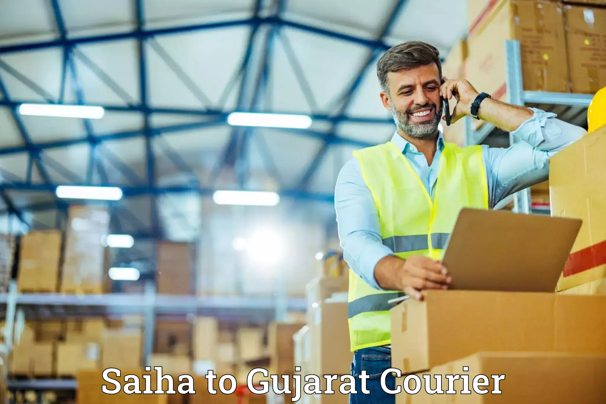 Expert relocation solutions Saiha to Porbandar