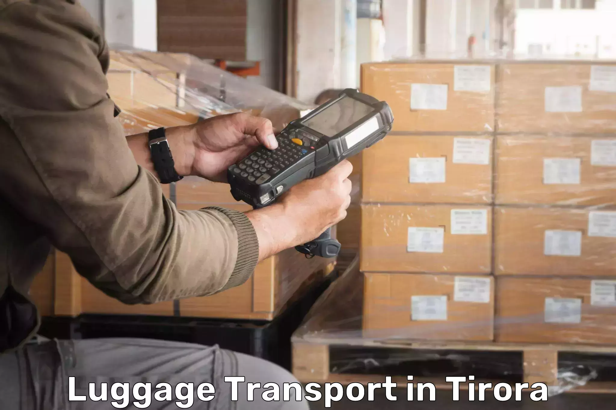 Luggage shipping efficiency in Tirora