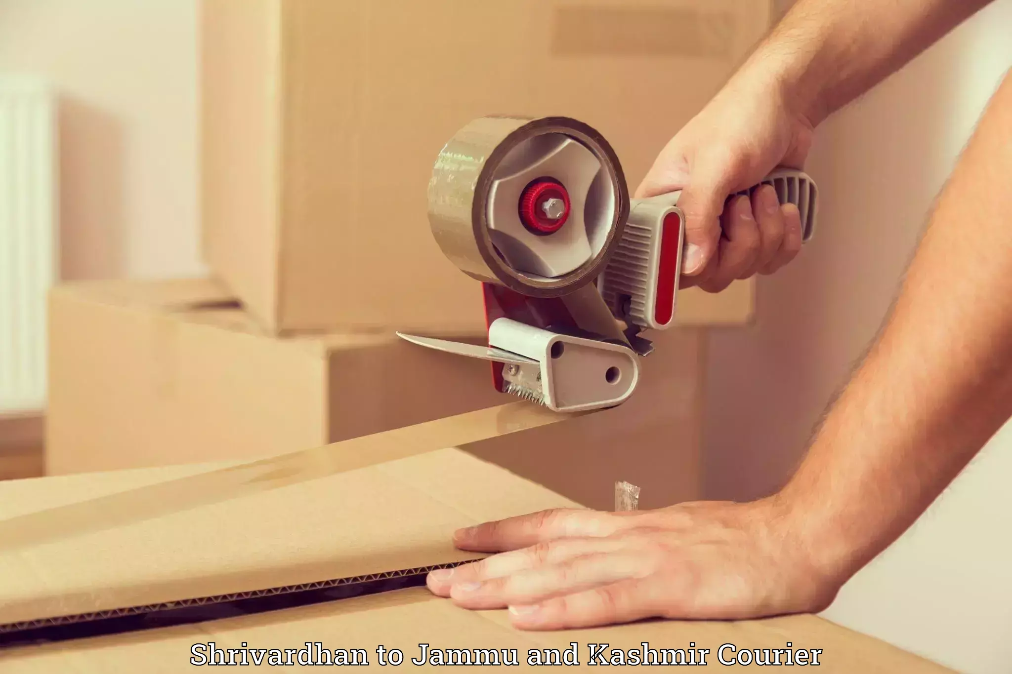 Luggage courier logistics in Shrivardhan to University of Kashmir Srinagar
