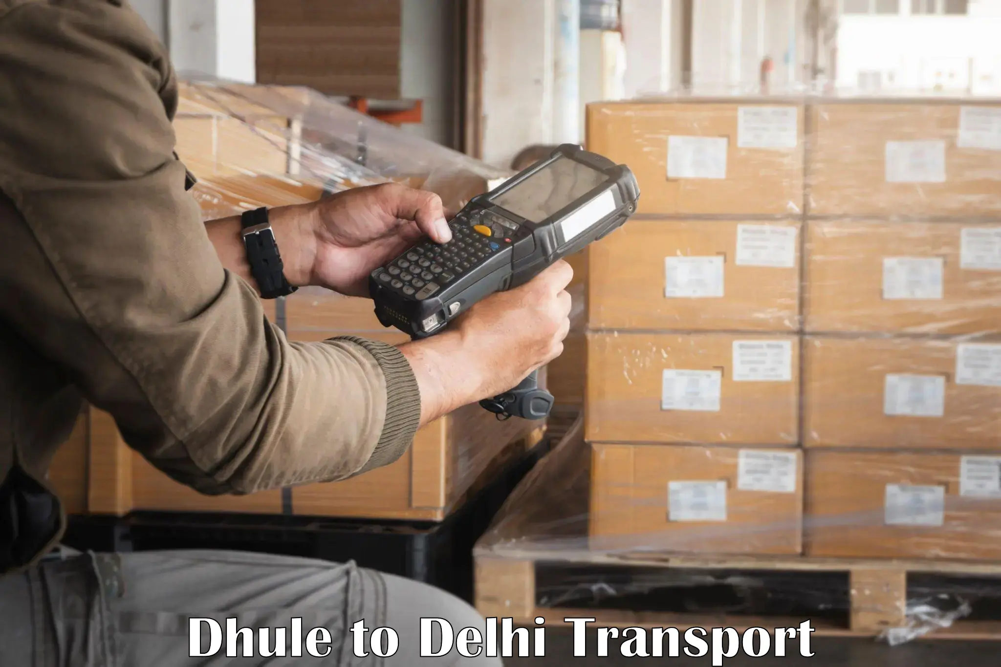 Vehicle courier services Dhule to Indraprastha