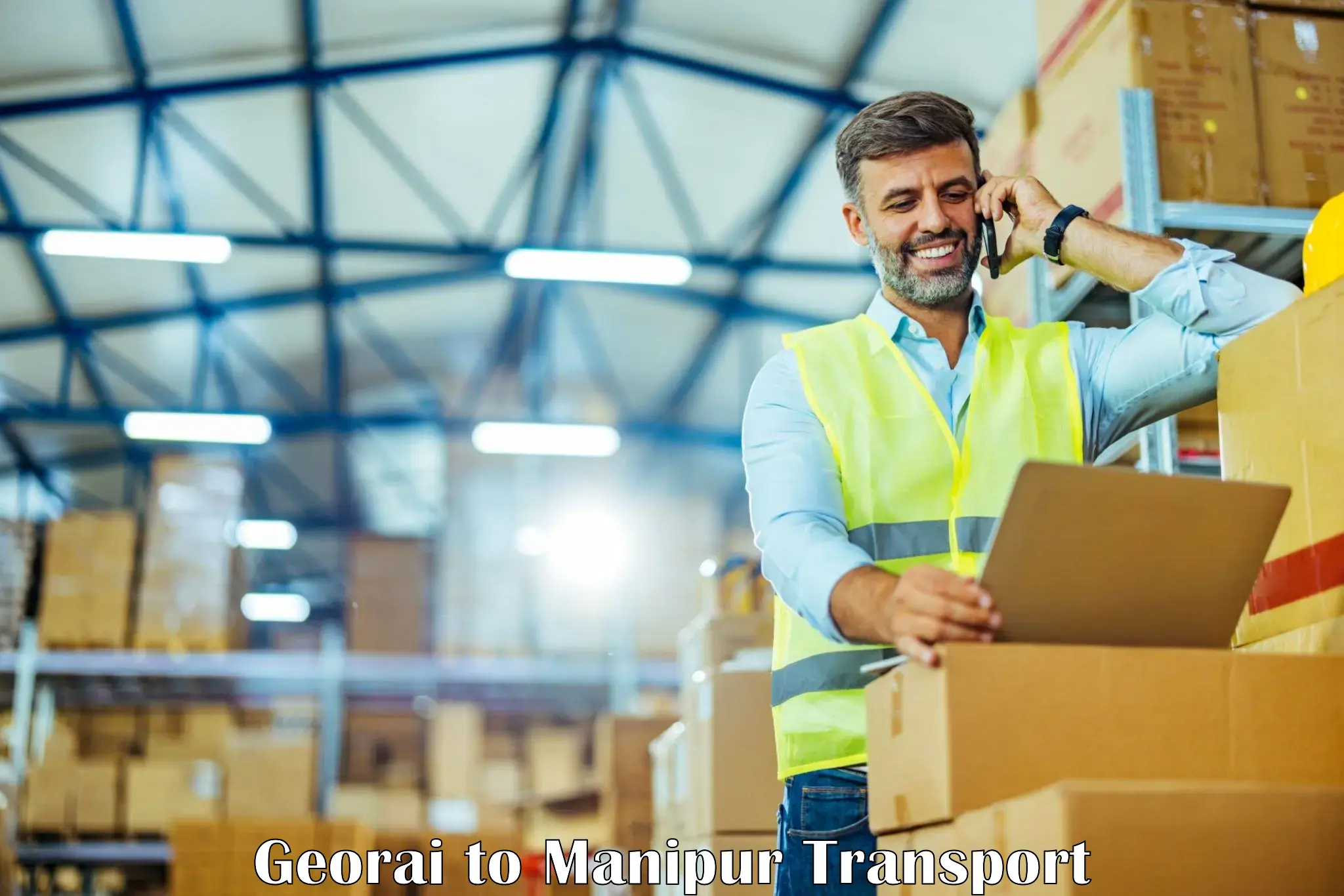 Cargo transport services Georai to Manipur