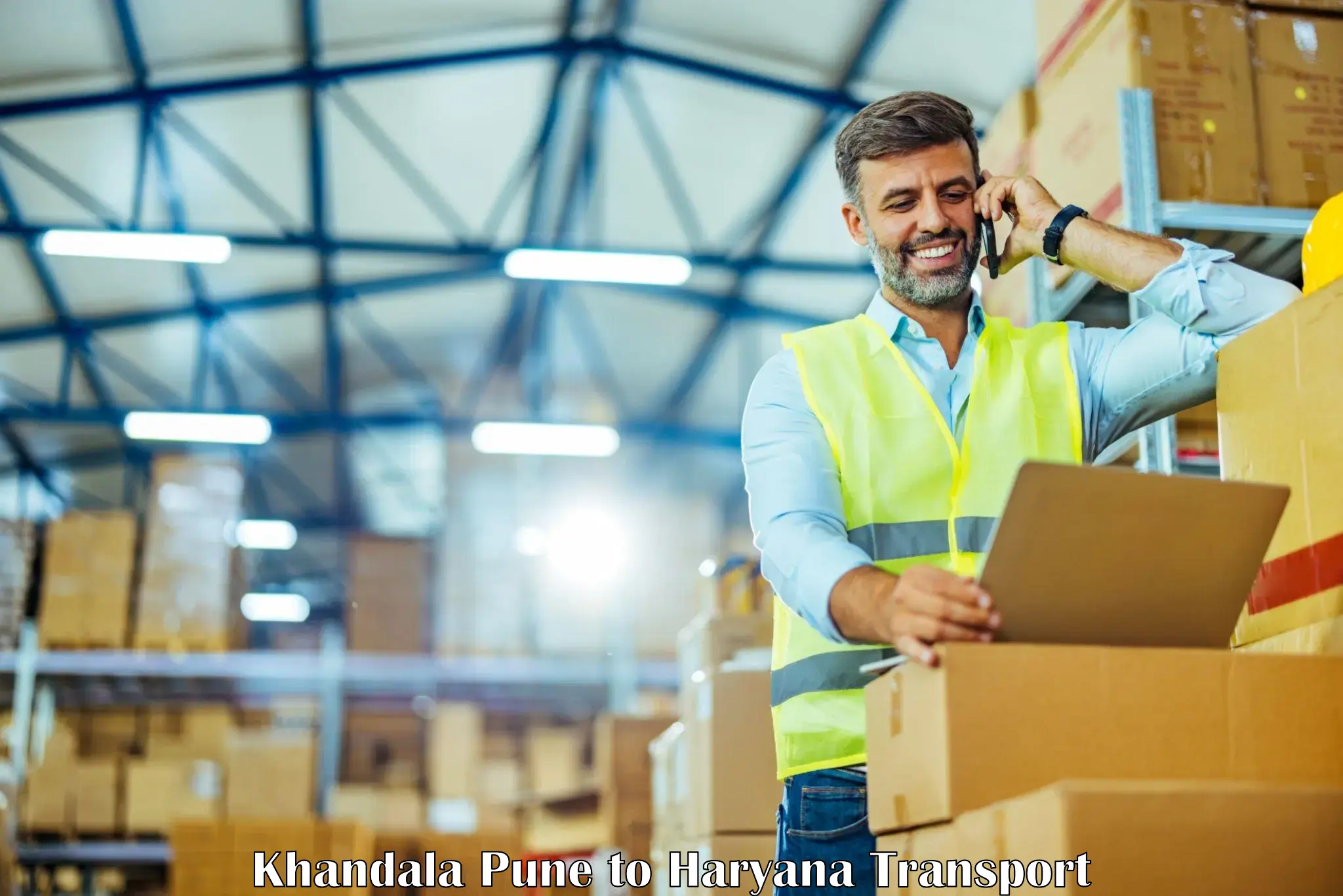 Container transport service Khandala Pune to Haryana