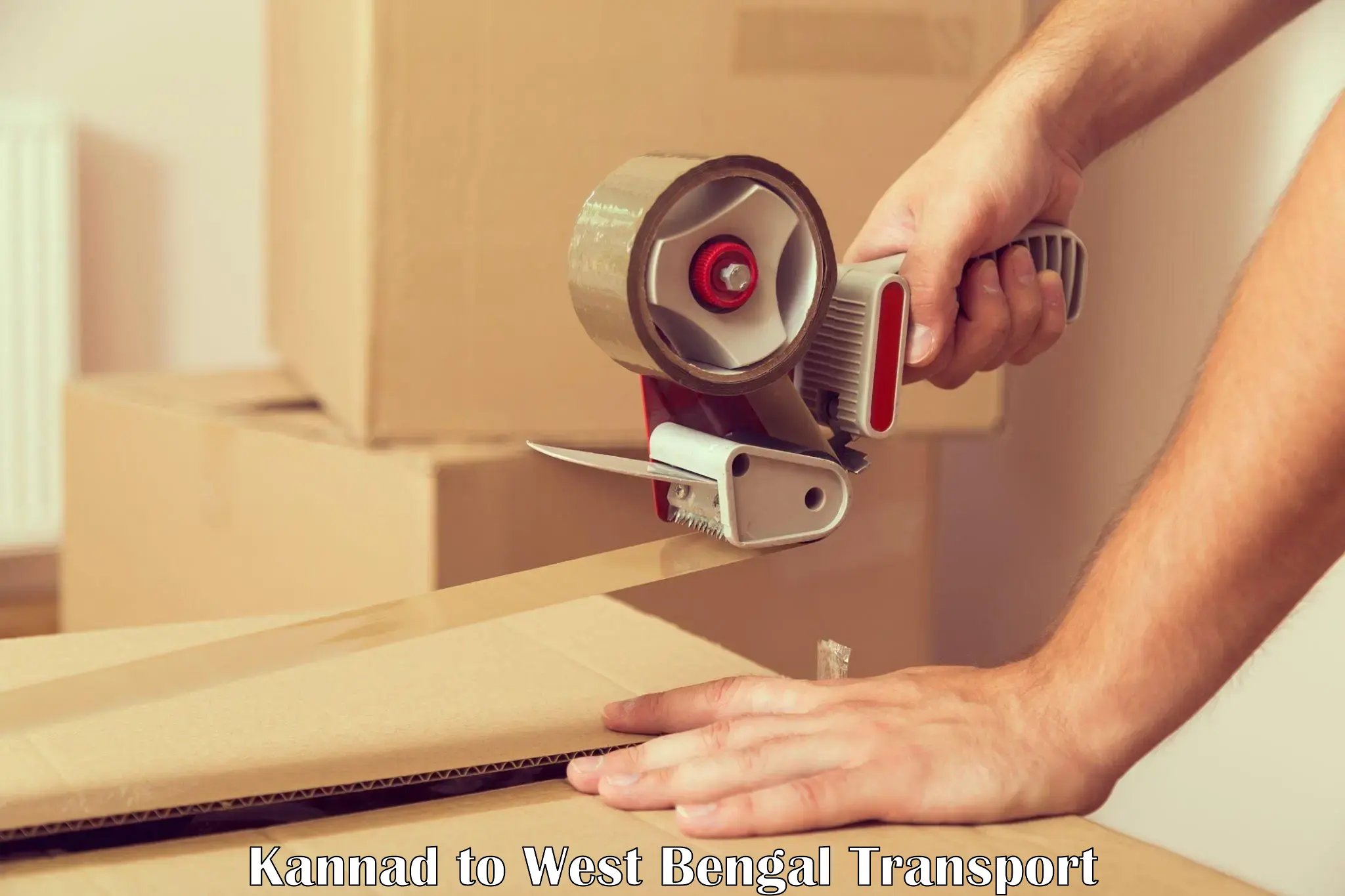 Package delivery services Kannad to West Bengal